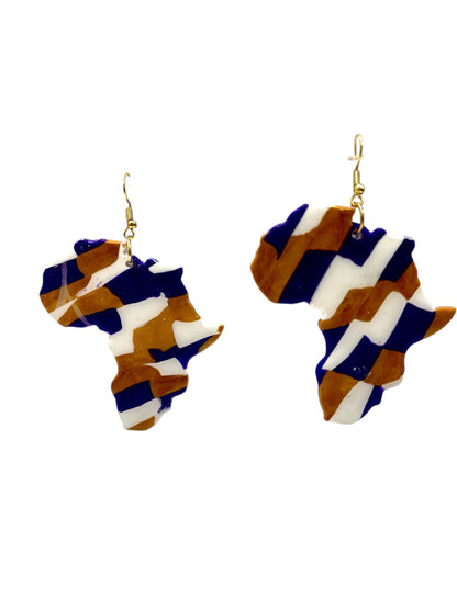 African Cultural Printed Earrings