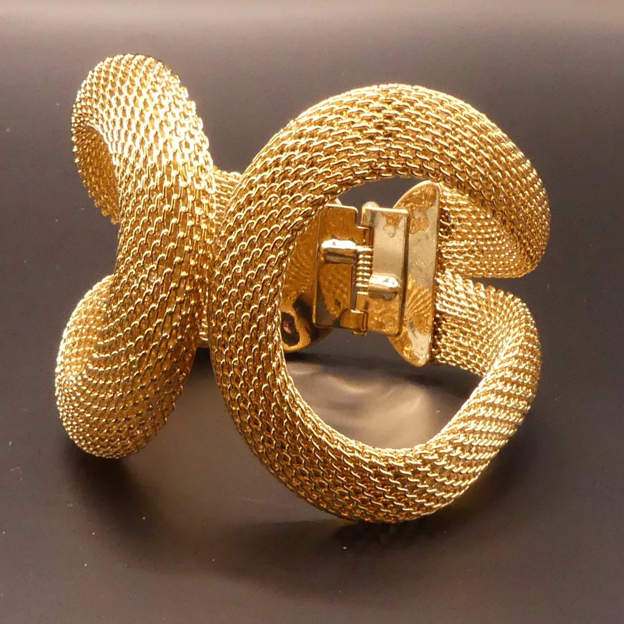 Curve Mesh Cuff Bracelet