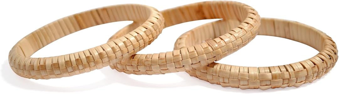 Woven Rattan Bracelets