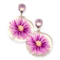 Tropic Crystal Flower Earrings