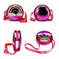 Pink Sequin Rainbow Crossbody Bag
