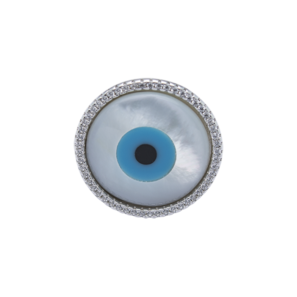 Silver Eye Ring