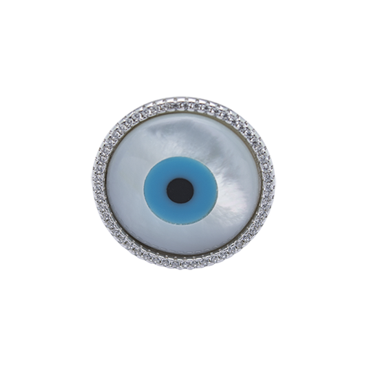 Silver Eye Ring