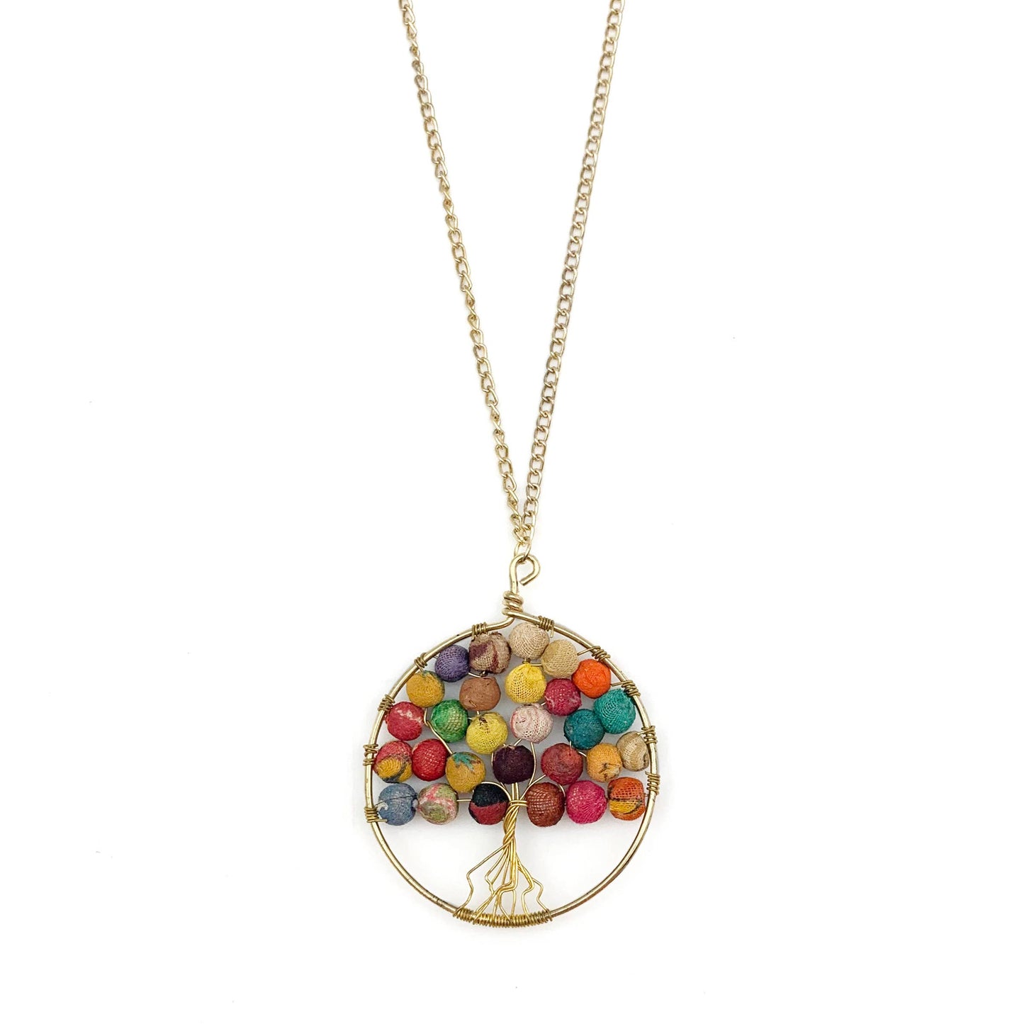 Aasha Tree of Life Pendant Long Necklace | She She’s Closet