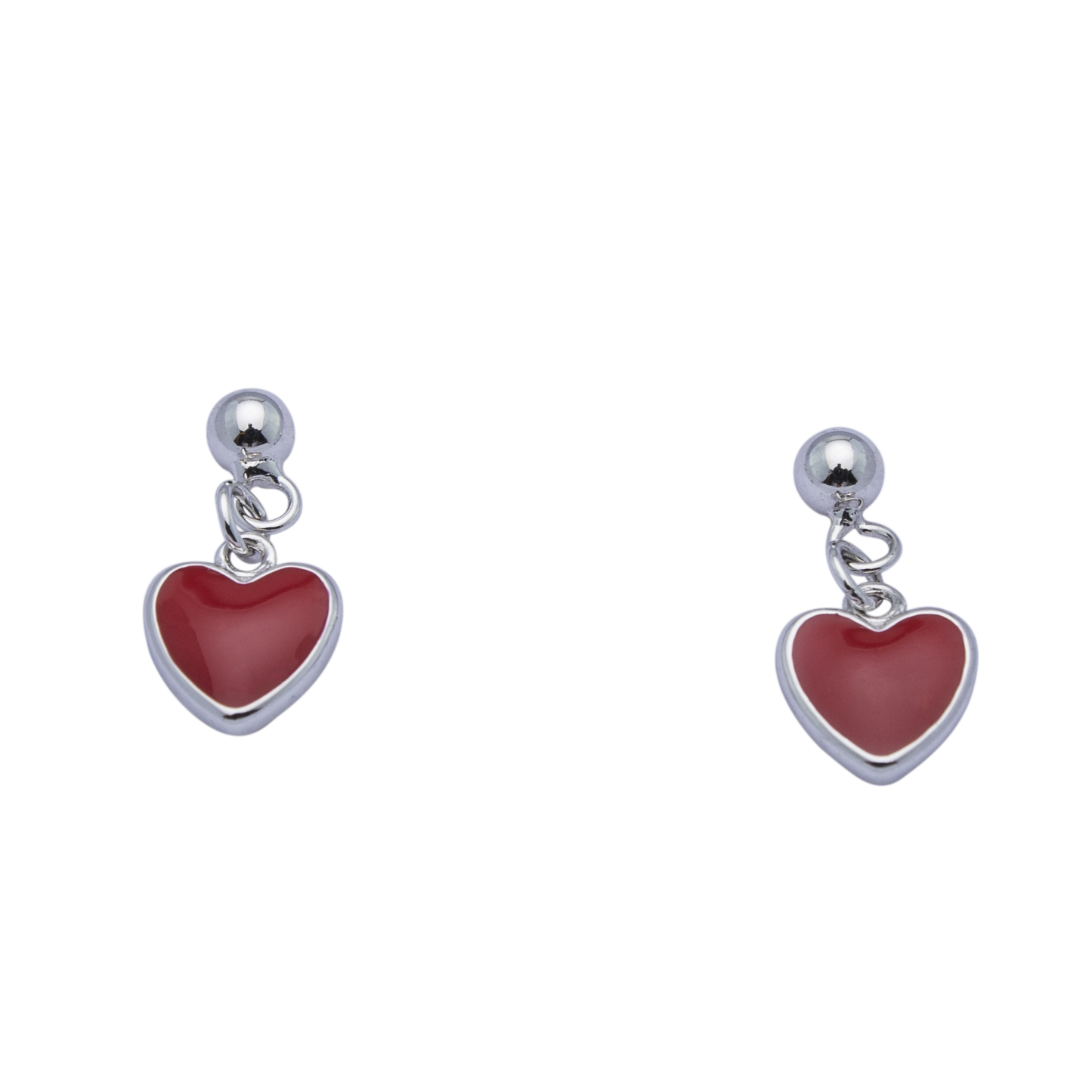 Lovely Heart Dangle Girls Earrings