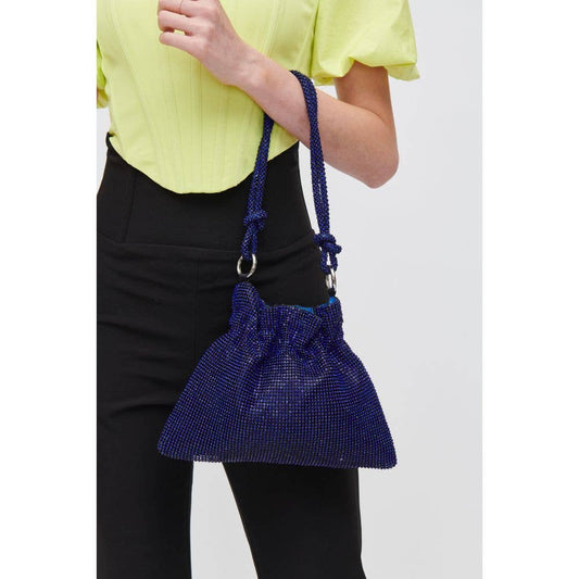 Cobalt Blue Larissa Evening Bag | Rhinestone Shoulder Bag | She She's Closet