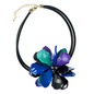 Multi-color Flower Statement Necklace