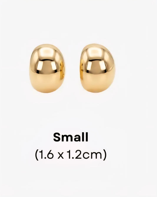 Small Gold Fillled Bubble Earrings