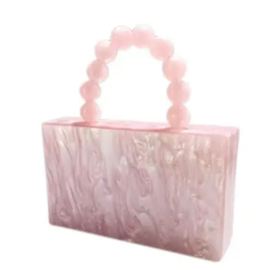 Pink Acrylic Clutch