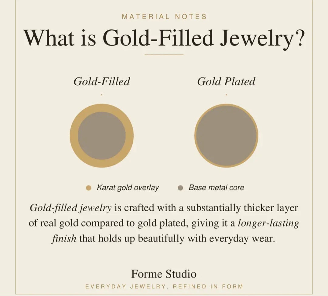 Small Gold Fillled Bubble Earrings