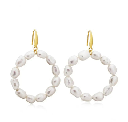 Seychelles Pearl Hoop Earrings
