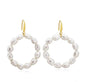 Seychelles Pearl Hoop Earrings