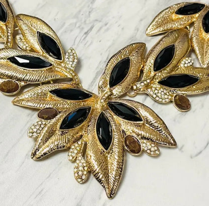 Leaf Statement Necklace