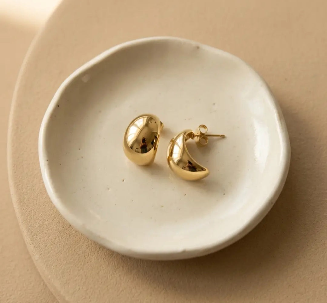 Small Gold Fillled Bubble Earrings
