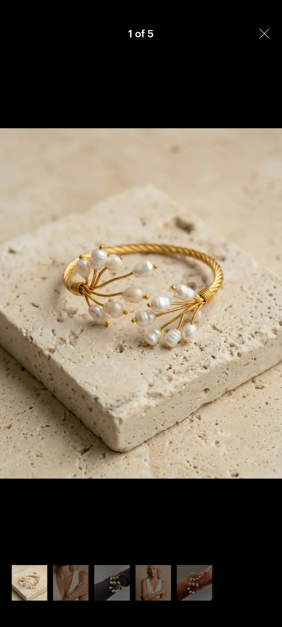 Romance Bracelet Natural Pearls