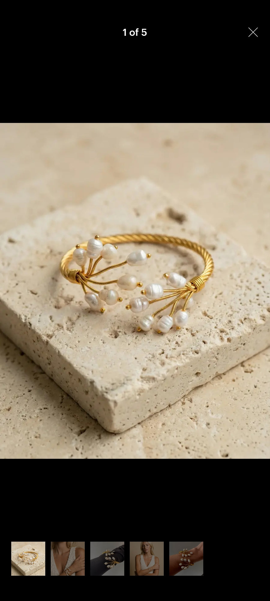 Romance Bracelet Natural Pearls