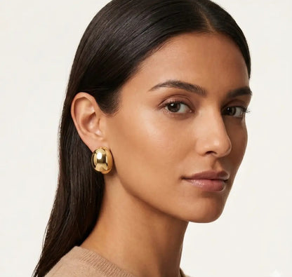 Small Gold Fillled Bubble Earrings