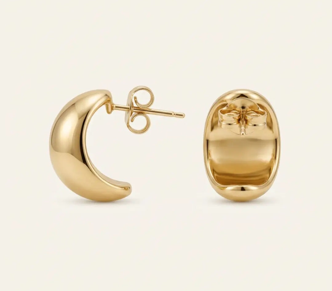 Small Gold Fillled Bubble Earrings