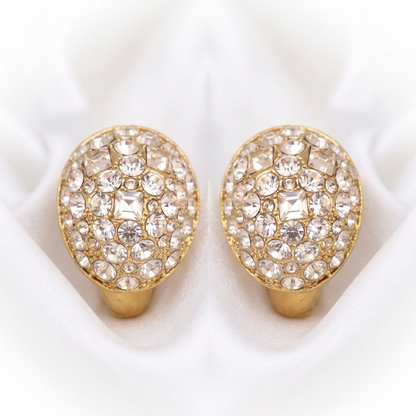 Maxi CZ Dome Ring – 24K Gold Plated